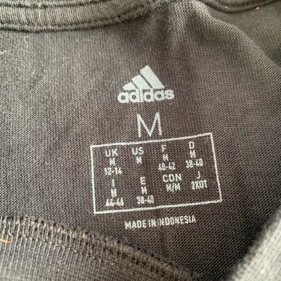 Black adidas tshirt dress size medium - Picture 2 of 3